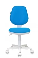 Кресло детское CH-W213 Ткань/Пластик, Голубой TW-55 (ткань)/Белый (пластик)