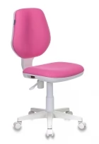 Кресло детское CH-W213 Ткань/Пластик, Розовый TW-13A (ткань)/Белый (пластик)