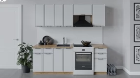 Кухонный гарнитур «Белладжио» длиной 220 см
