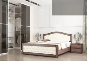 Кровать Стиль 3 160x200 см с мягкой спинкой